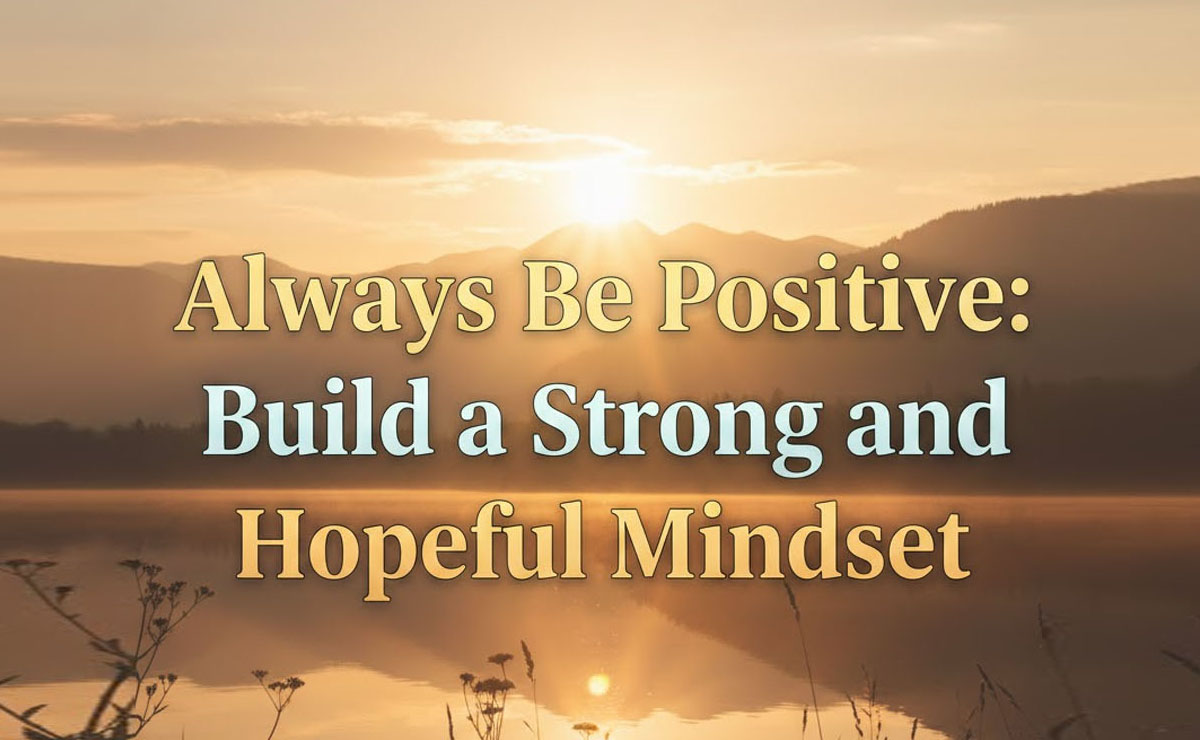 Always Be Positive Quotes