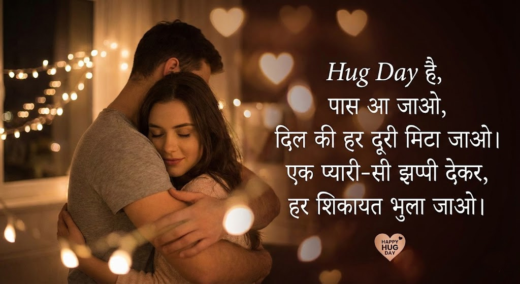 Hug Day Wishes 2026 in Hindi