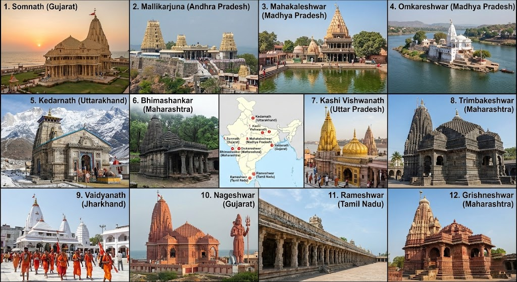 Mahashivratri 2026 - भारत के बारह ज्योतिर्लिंग