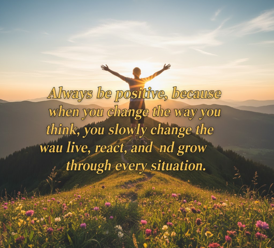 Always Be Positive Quotes Image