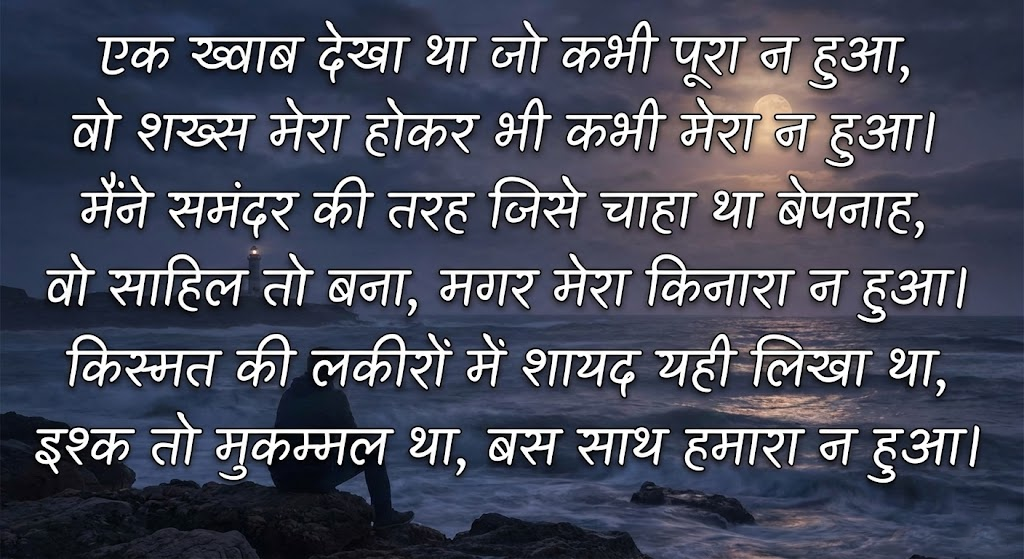 Best Heart Touching Shayari Image