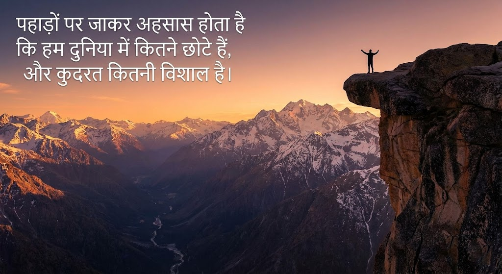 Mountain Quotes - Kudarat ka Jadu